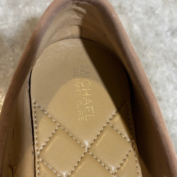 Michael Kors Women's Blush Suede Loafers - Picture 7 of 9